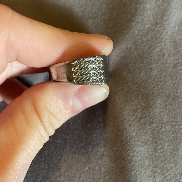 Two finger silver ring - Picture 5 of 5